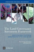 Cover: The Land Governance Assessment Framework - World Bank Publications