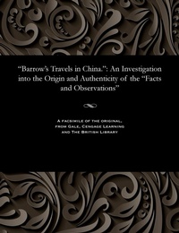 Abbildung von: Barrow's Travels in China. - Gale and the British Library