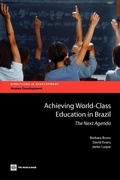 Cover: Achieving World Class Education in Brazil - World Bank Publications