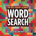 Cover: Word Search 2018 Daily Desk Calendar - TF Publishing