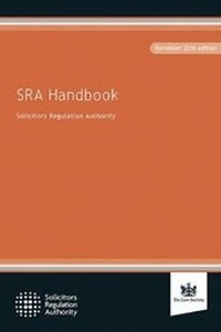 Enlarge image Cover: SRA Handbook 2016 - The Law Society