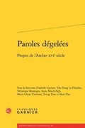 Cover: Paroles Degelees - Classiques Garnier