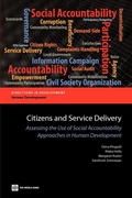 Cover: Citizens and Service Delivery - World Bank Publications