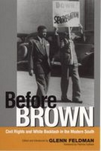Enlarge image Cover: Before Brown - The University of Alabama Press