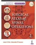 Cover: Surgical Atlas of Spinal Operations - Jaypee Brothers Medical Publishers
