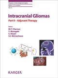 Cover: Intracranial Gliomas Part II - Adjuvant Therapy - S. Karger