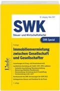 Cover: SWK-Spezial Immobilienvermietung zwischen Gesellschaft und Gesellschafter - Linde
