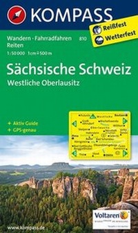 Abbildung von: KOMPASS Wanderkarte Sächsische Schweiz - Westliche Oberlausitz - KOMPASS-Karten