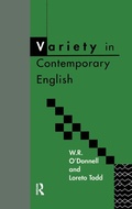 Cover: Variety in Contemporary English - Routledge