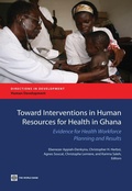 Cover: Towards Interventions on Human Resources for Health in Ghana - World Bank Publications