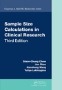 Cover: Sample Size Calculations in Clinical Research - Chapman & Hall/CRC