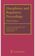 Cover: Disciplinary and Regulatory Proceedings - Jordan Publishing