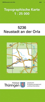 Abbildung von: Neustadt an der Orla - Thüringer Landesamt für Bodenmanagement und Geoinformation
