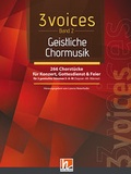 Cover: 3 voices Band 2 - Geistliche Chormusik - Helbling