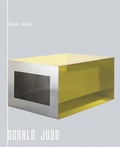 Cover: Donald Judd - Yale University Press