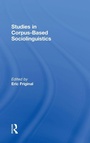 Cover: Studies in Corpus-Based Sociolinguistics - Routledge