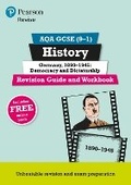 Cover: Pearson REVISE AQA GCSE History Germany 1890-1945: Democracy and dictatorship Revision Guide and Workbook incl. online revision and quizzes - for 2026, 2027 exams - Pearson Education Limited