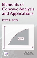 Cover: Elements of Concave Analysis and Applications - Chapman & Hall/CRC