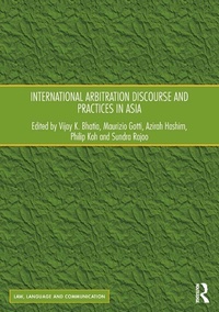 Abbildung von: International Arbitration Discourse and Practices in Asia - Routledge