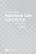 Cover: Butterworths Insurance Law Handbook - Butterworths Law