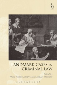 Enlarge image Cover: Landmark Cases in Criminal Law - Hart Publishing