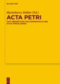 Cover: Acta Petri - De Gruyter