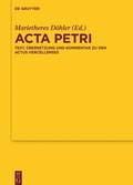 Cover: Acta Petri - De Gruyter
