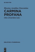 Cover: Carmina profana - De Gruyter