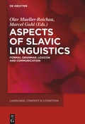 Cover: Aspects of Slavic Linguistics - De Gruyter