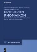 Cover: Prosopon Rhomaikon - De Gruyter