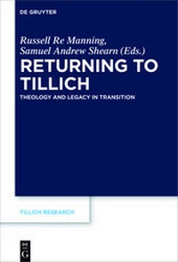 Enlarge image Cover: Returning to Tillich - De Gruyter