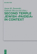 Cover: Second Temple Jewish "Paideia" in Context - De Gruyter