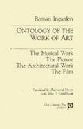 Cover: Ontology of the Work of Art - Ohio University Press