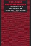 Cover: Exploring Phenomenology - Ohio University Press