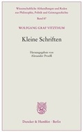 Cover: Kleine Schriften. - Duncker & Humblot