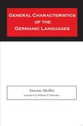 Cover: General Characteristics of the Germanic Languages - The University of Alabama Press