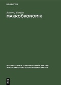 Cover: Makro&ouml;konomik - De Gruyter Oldenbourg
