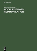 Cover: Hochleistungskommunikation - De Gruyter Oldenbourg