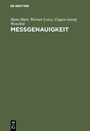 Cover: Meßgenauigkeit - De Gruyter Oldenbourg