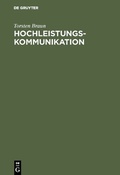 Cover: Hochleistungskommunikation - De Gruyter Oldenbourg