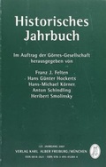 Cover: Historisches Jahrbuch - Karl Alber Verlag
