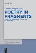 Cover: Poetry in Fragments - De Gruyter