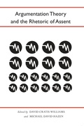 Cover: Argumentation Theory and the Rhetoric of Assent - The University of Alabama Press