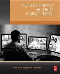 Enlarge image Cover: Contemporary Security Management - Butterworth-Heinemann