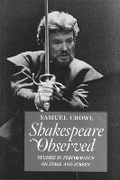 Cover: Shakespeare Observed - Ohio University Press