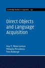 Cover: Direct Objects and Language Acquisition - Cambridge University Press