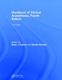 Enlarge image Cover: Handbook of Clinical Anaesthesia, Fourth edition - CRC Press