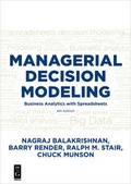Cover: Managerial Decision Modeling - De|G Press