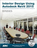 Cover: Interior Design Using Autodesk Revit 2015 - SDC Publications