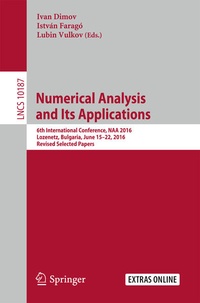 Enlarge image Cover: Numerical Analysis and Its Applications - Springer
